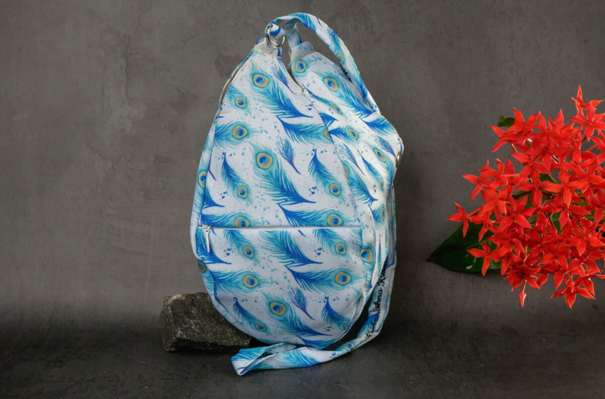 Stylish Peacocks with Radhe name   Japa bag Prayer bag, Japa Mala bag/krishna bag/ beads bag/ meditation bag.