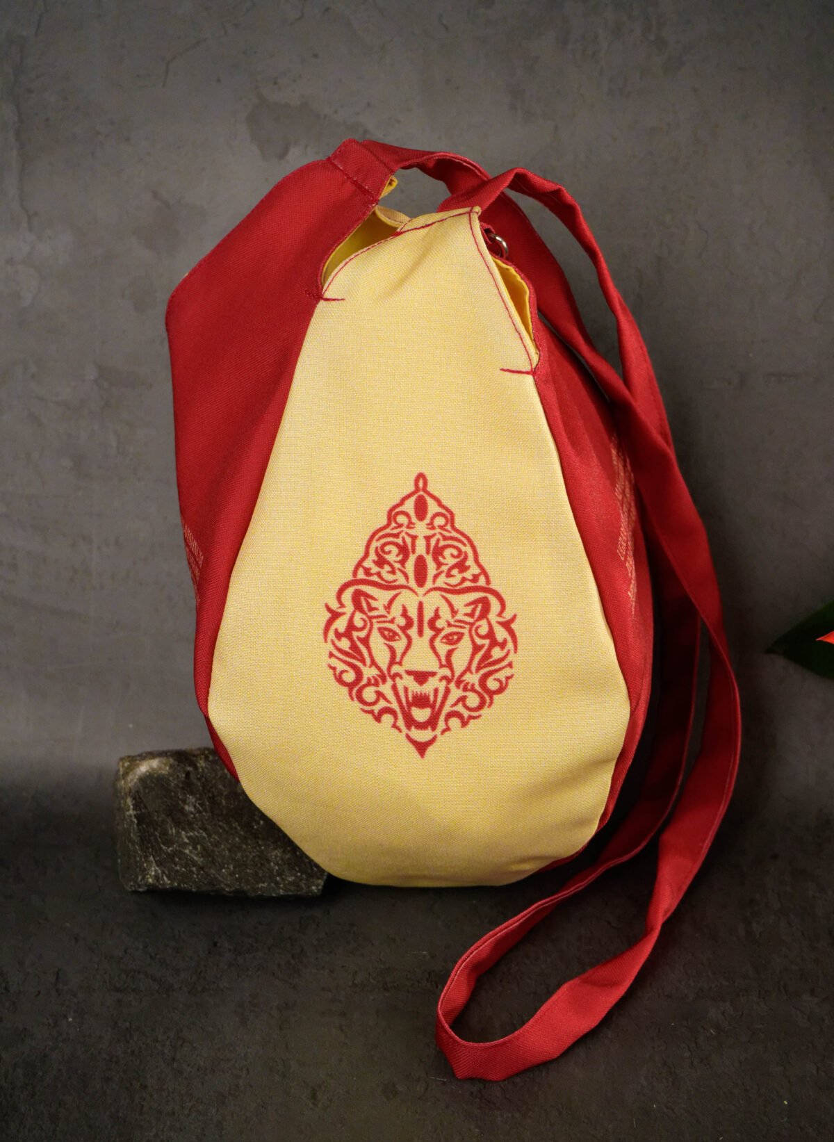 Stylish Nrisimhadev Japa bag Prayer bag, Japa Mala bag/krishna bag/ beads bag/ meditation bag.