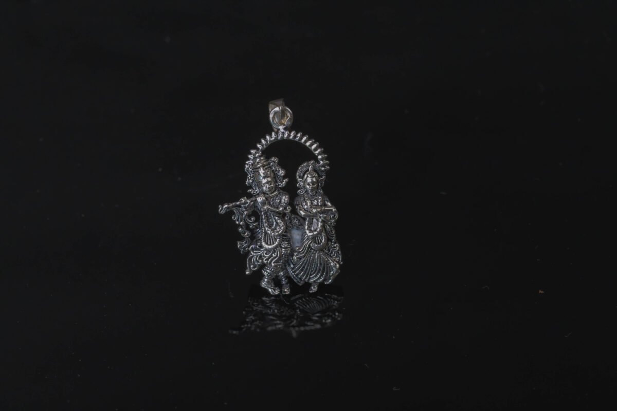 Radha Krishna Pure Silver 925, Mayapur, Vrindavan, Indian God , Hare Krishna.