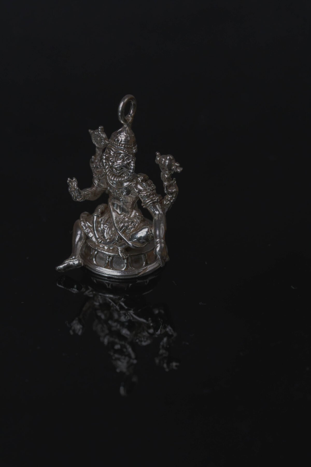 the Lord Yoga Nrisimadev Pendant silver 92.5