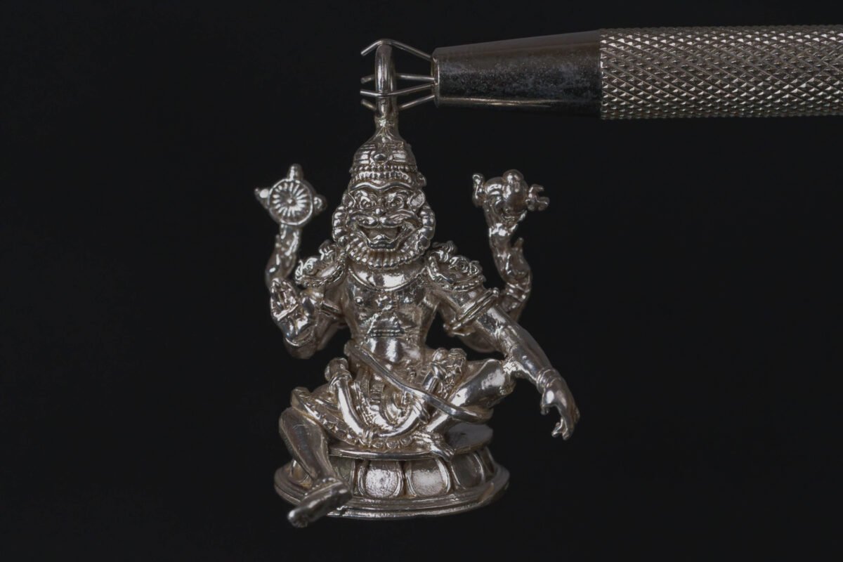 the Lord Yoga Nrisimadev Pendant silver 92.5