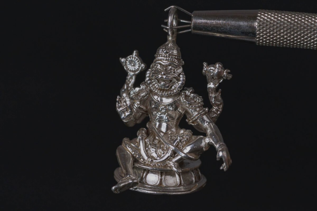 the Lord Yoga Nrisimadev Pendant silver 92.5