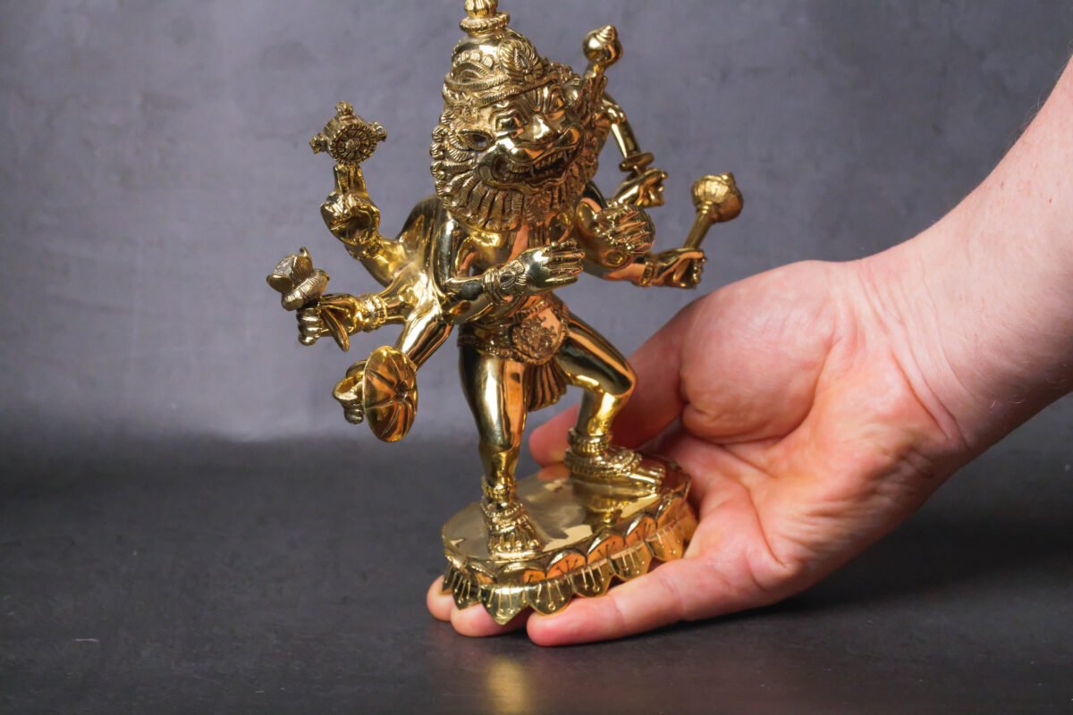 6.5 Inches Mayapur Narasimhadev murti deity Nrisimhadev,Hare Krishna,unique idol