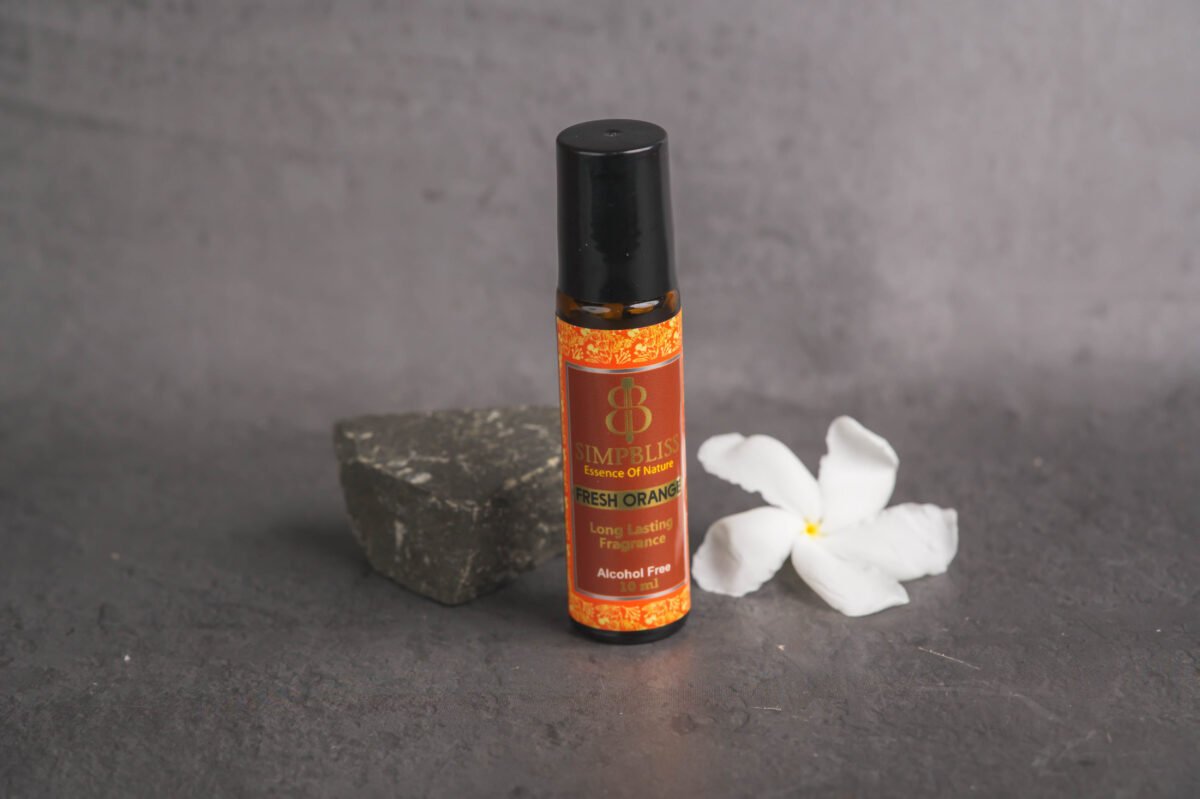 Fresh Orange fragrance body oil for men/women, Krishna style