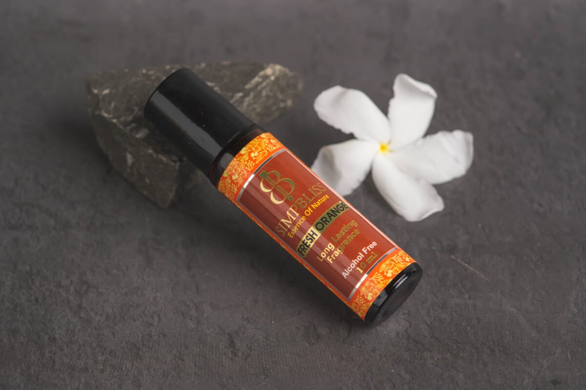 Fresh Orange fragrance body oil for men/women, Krishna style