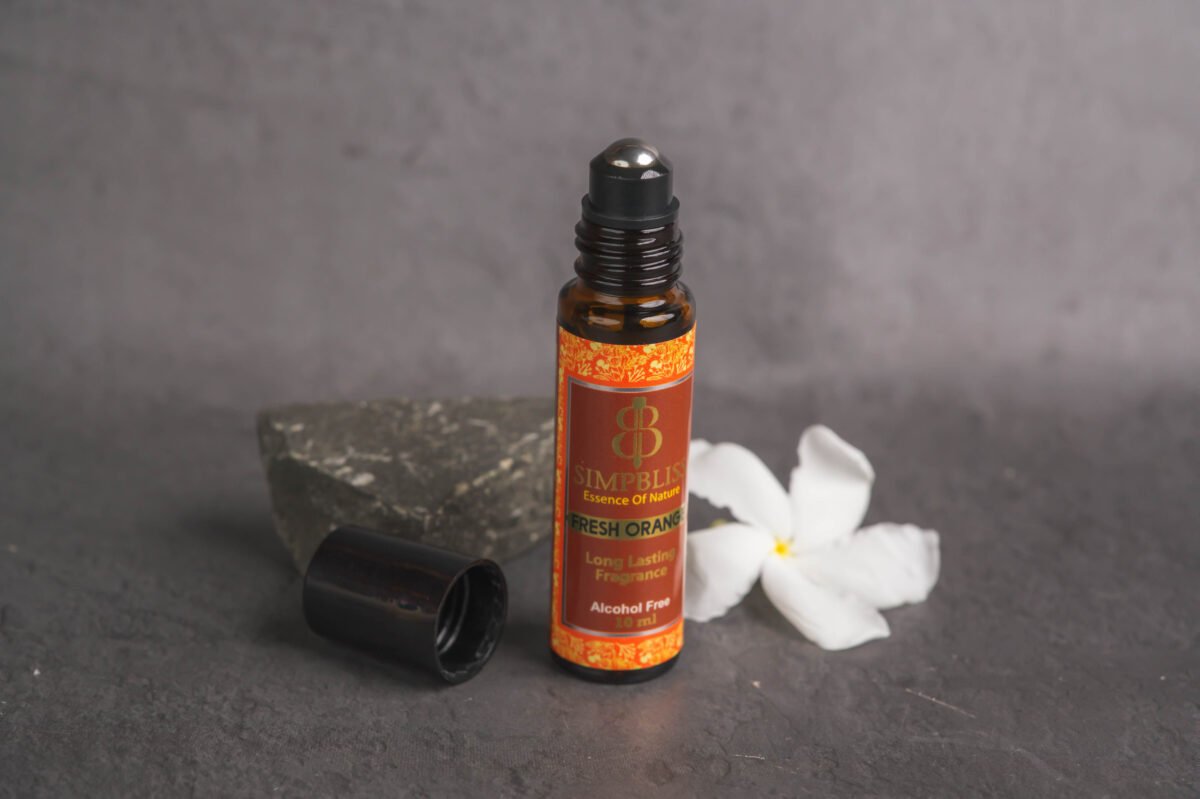 Fresh Orange fragrance body oil for men/women, Krishna style