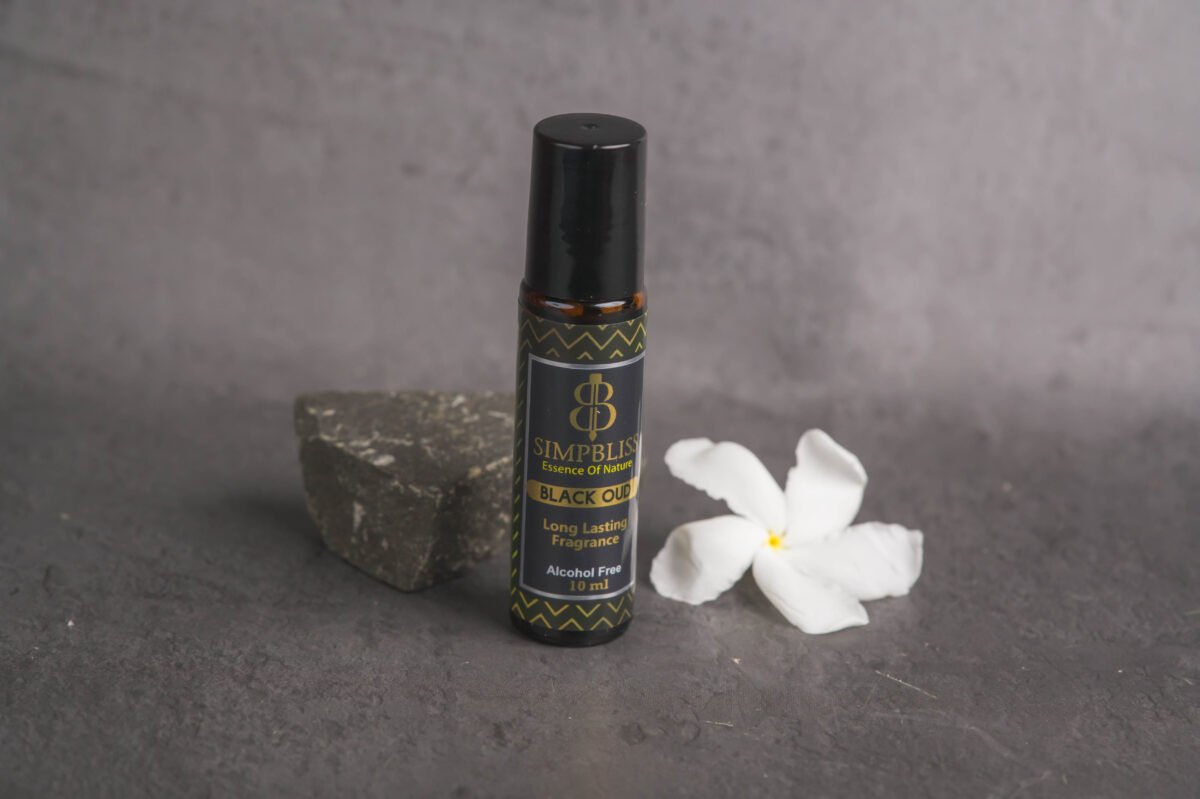 Black OUD fragrance body oil for men/women, Krishna style