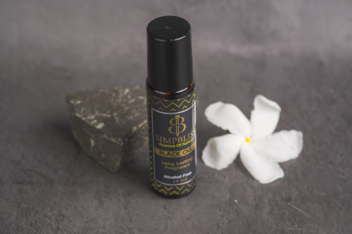 Black OUD fragrance body oil for men/women, Krishna style