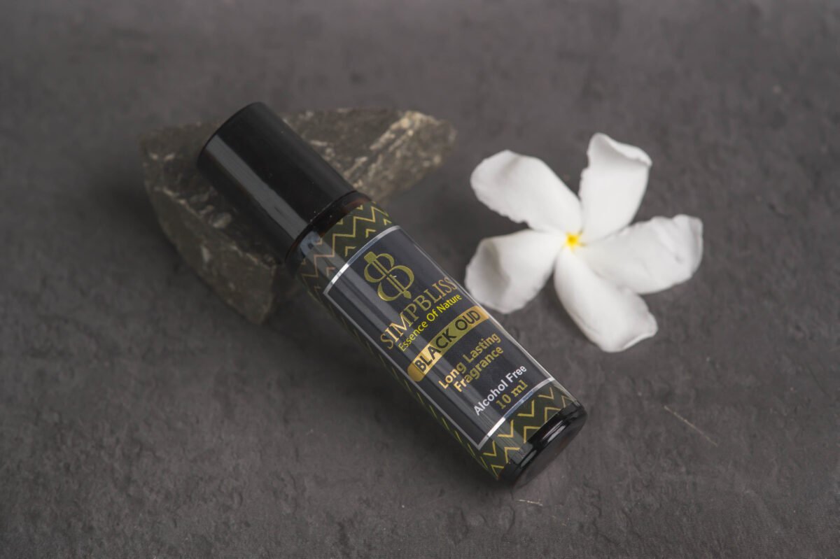 Black OUD fragrance body oil for men/women, Krishna style