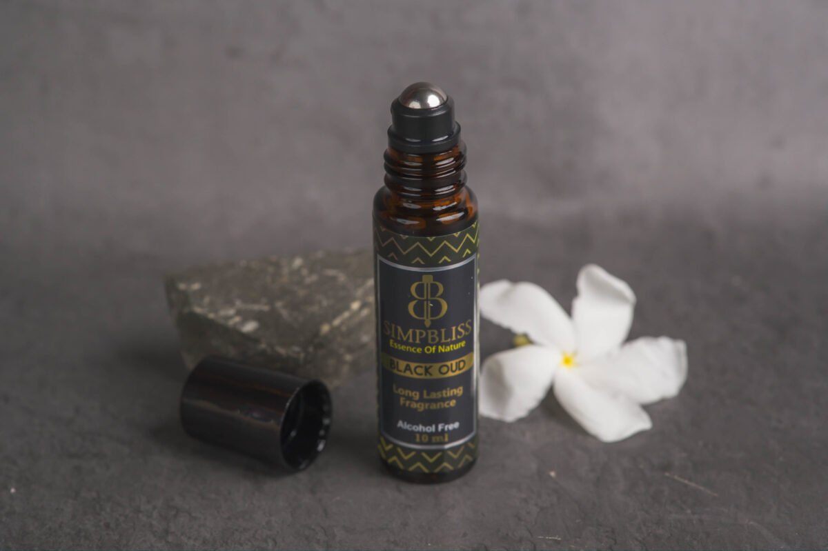 Black OUD fragrance body oil for men/women, Krishna style