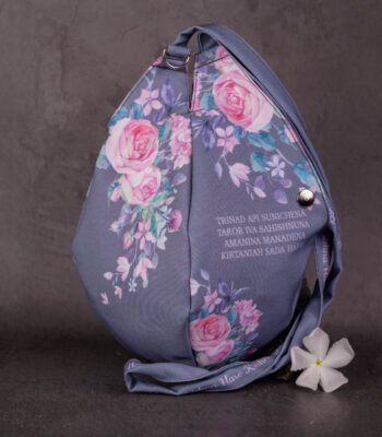 Vrindavan Flowers  Prayer bag, Japa Mala bag/krishna bag/ beads bag/ meditation bag. (