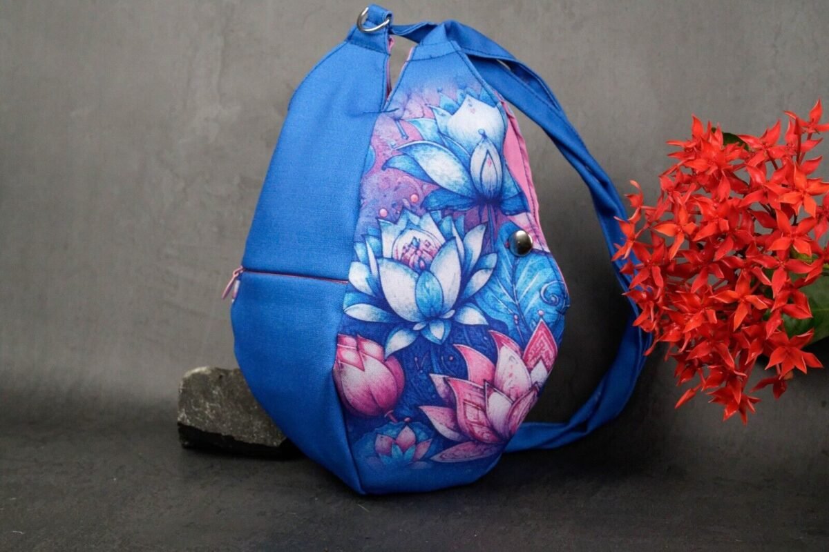 Best Pink Japa Bags with Tilak print  for Tulasi Beads ,Krishna bag