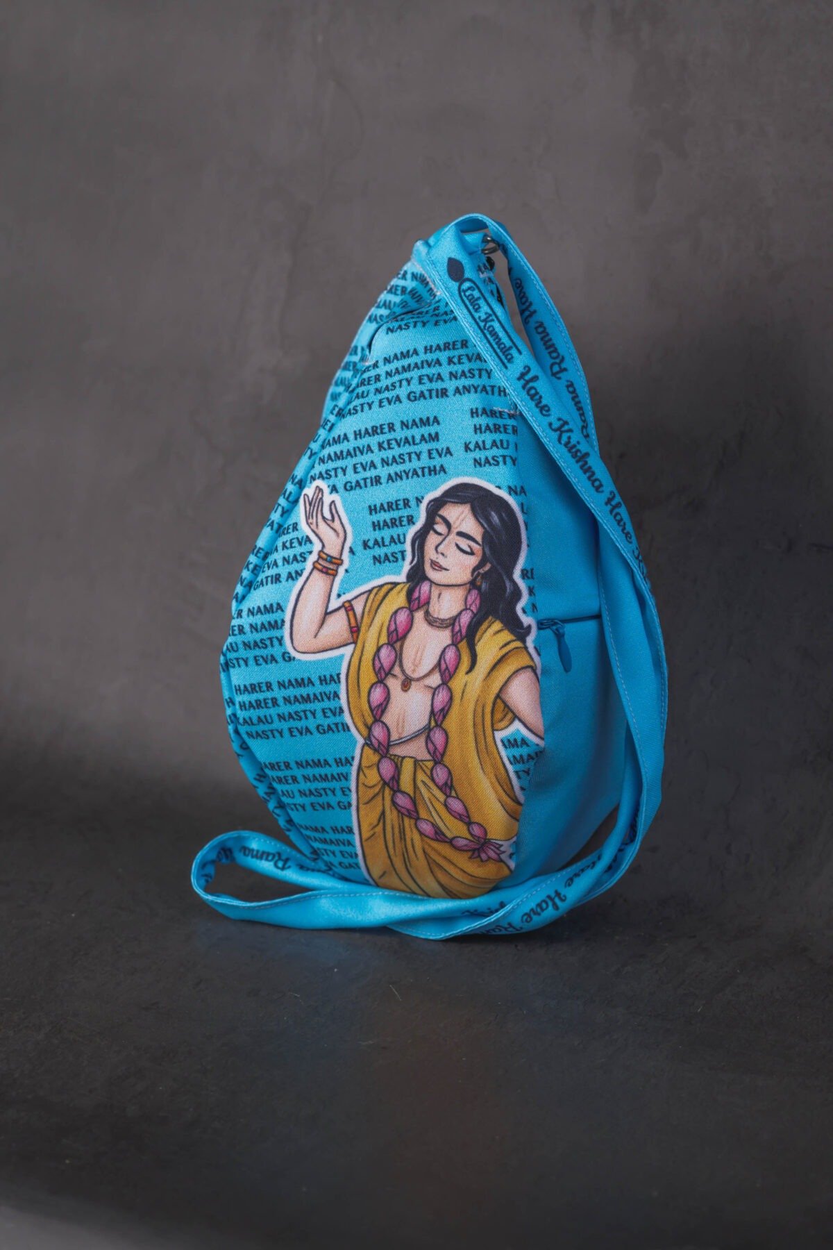 Gauranga  Prayer bag, Japa Mala bag/krishna bag/ beads bag/ meditation bag.