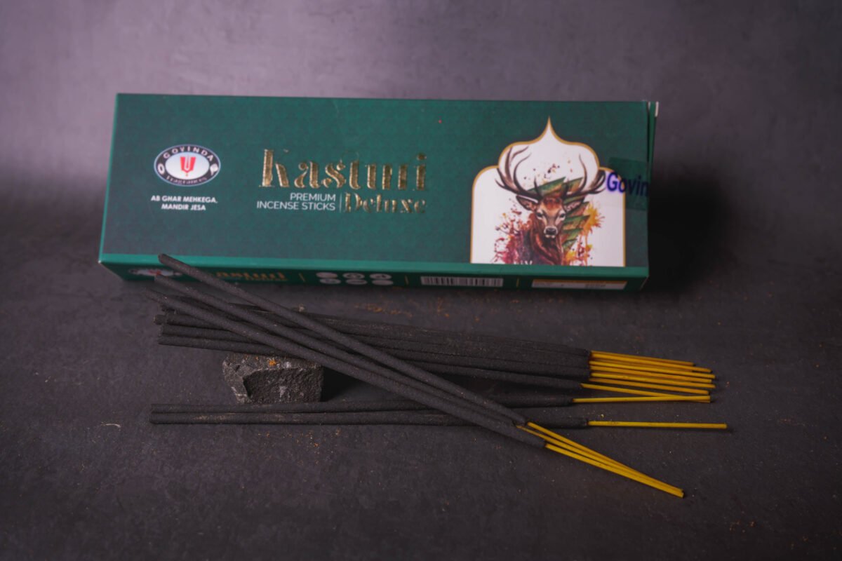 Kasturi, Hare Krishna Premium quality Incense is natural, smells of paradise handmade, from pure manure, from protected cows.