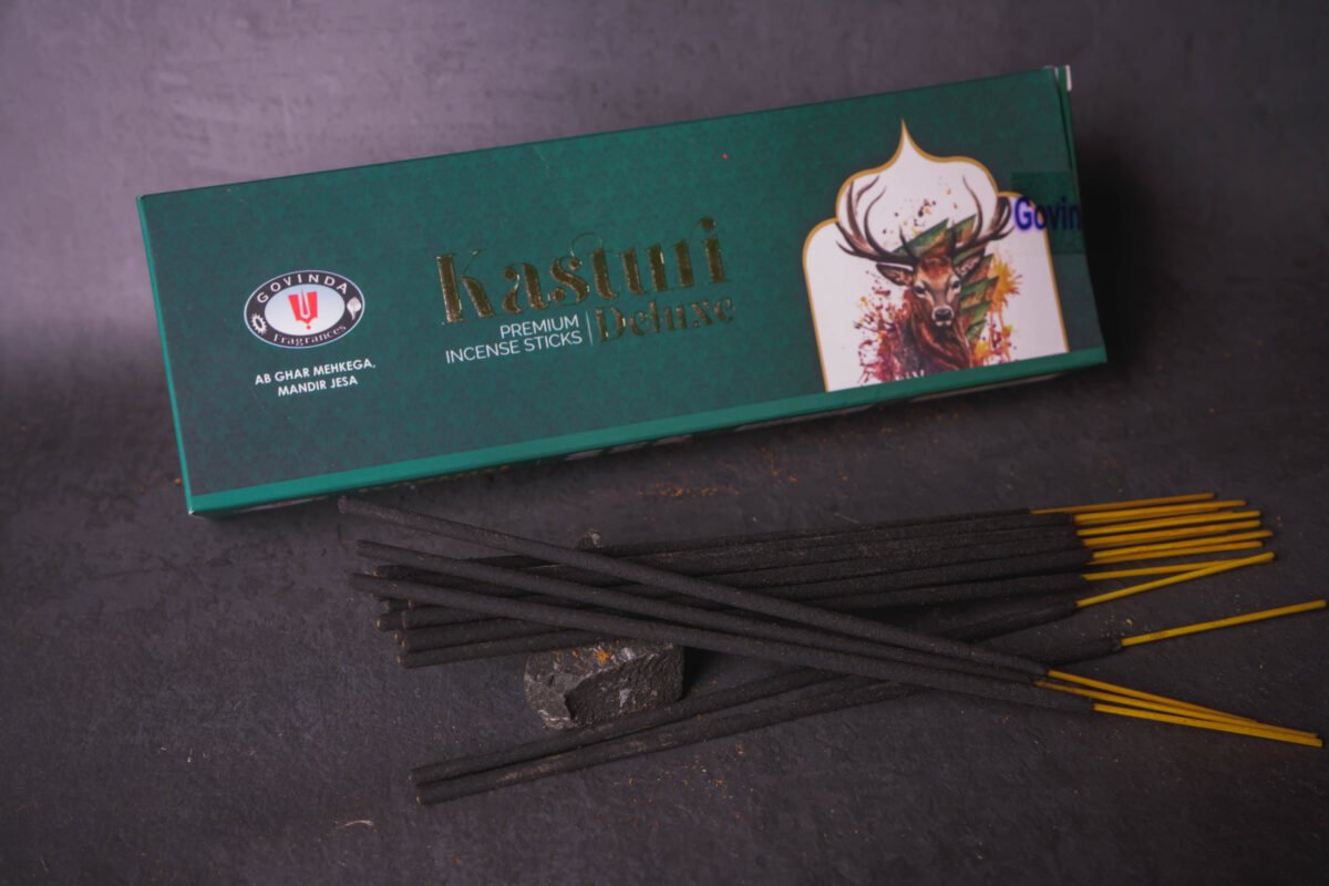 Kasturi, Hare Krishna Premium quality Incense is natural, smells of paradise handmade, from pure manure, from protected cows.