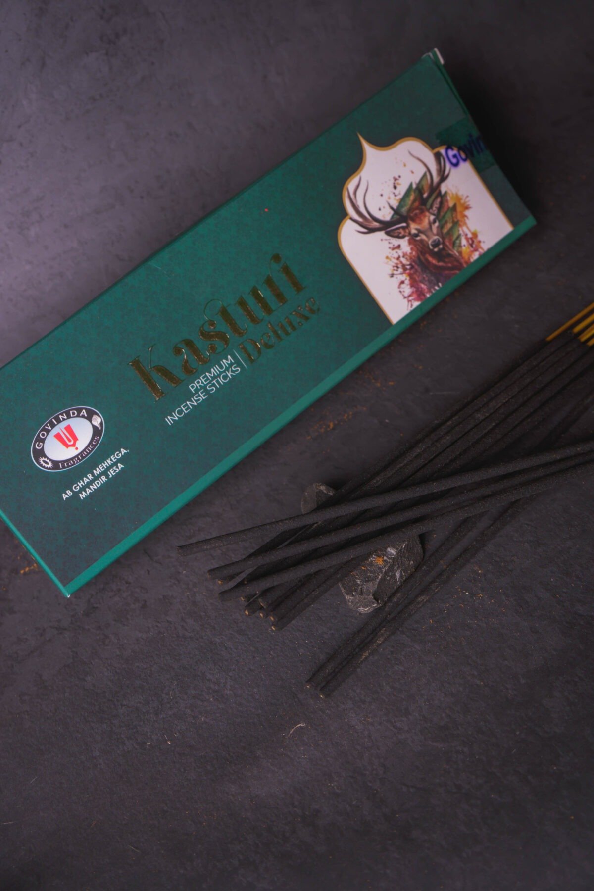 Kasturi, Hare Krishna Premium quality Incense is natural, smells of paradise handmade, from pure manure, from protected cows.