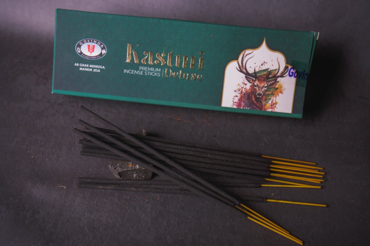 Kasturi, Hare Krishna Premium quality Incense is natural, smells of paradise handmade, from pure manure, from protected cows.