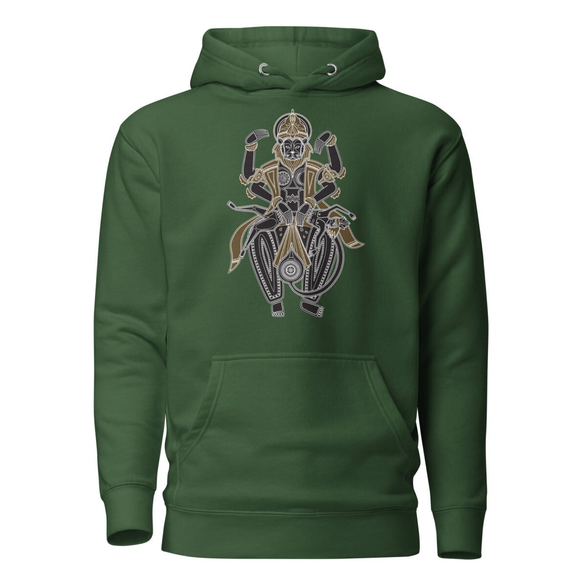 Lord Narasimhadev Unisex Hoodie, Krishna style, Mayapur, Ugra Nrisimhadev