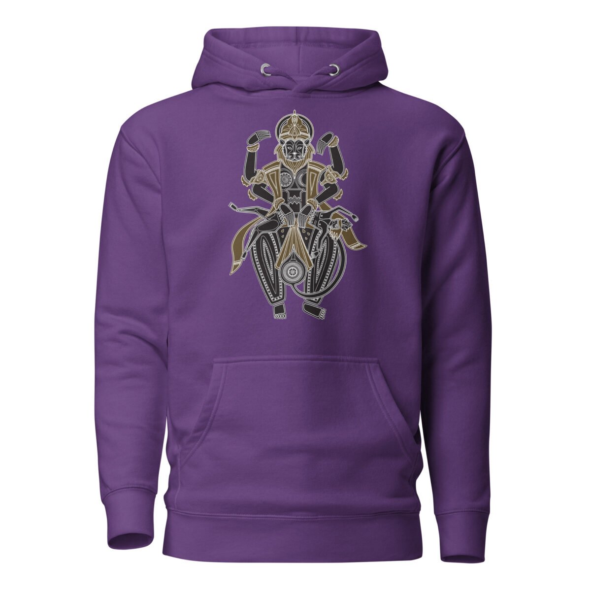 Lord Narasimhadev Unisex Hoodie, Krishna style, Mayapur, Ugra Nrisimhadev