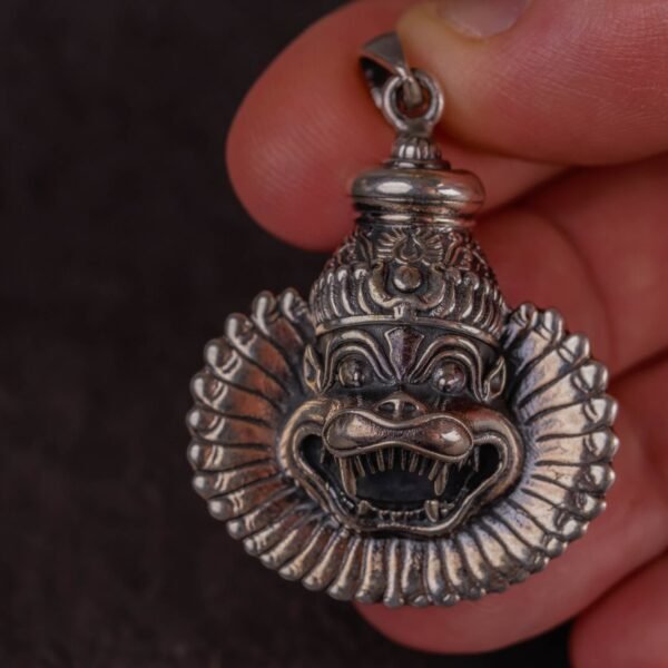 The Lord Nrisimadev Pendant silver 92.5,mayapur Pendant,Narasimhadev idol .