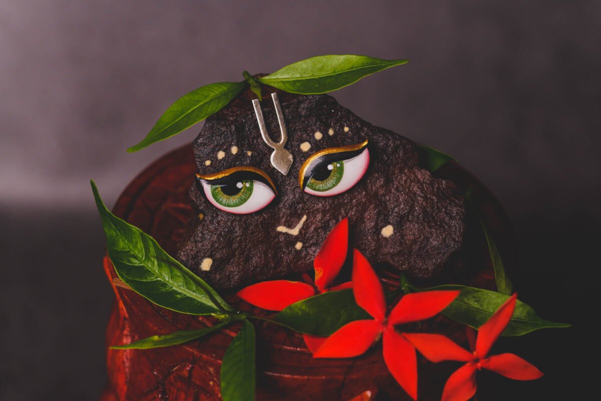 Eyes for Deities (Govardhan or Shaligram) , Krishna Style, Hare Krishna, Giriraj eyes.