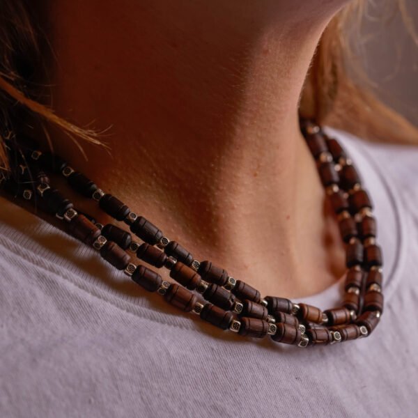 Tulasi mala 3 rounds .Handmade tulsi kanthimala-hare krishna mala.