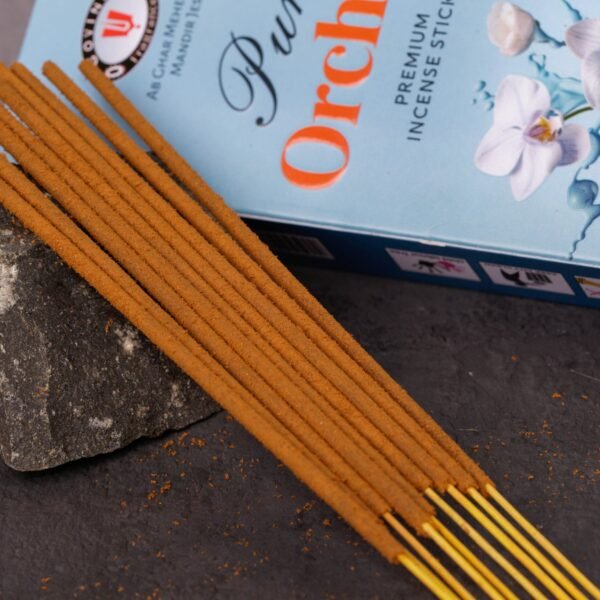 Orchid incense, Hare Krishna Premium quality Incense is natural, smells of paradise handmade, from pure manure, from protected cows.