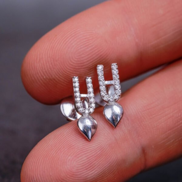 Tilak Silver earrings Mahaprasad from Mayapur, Radhe Style, Hare Krishna