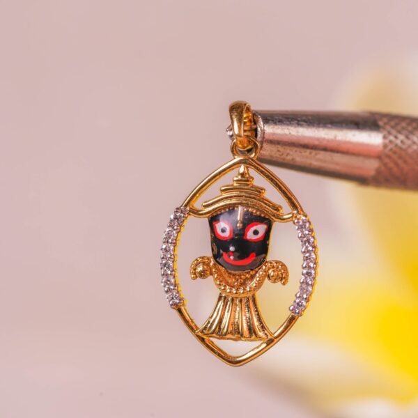 Jagannath Pendants Silver with Gold Plated.Krishna Style. Jagannath silver 925 pure pendant .