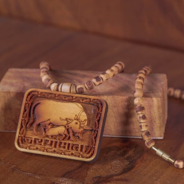 Jay go Mata  Pure Tulasi mala 1 rounds .Handmade tulsi kanthimala-Hare krishna mala.