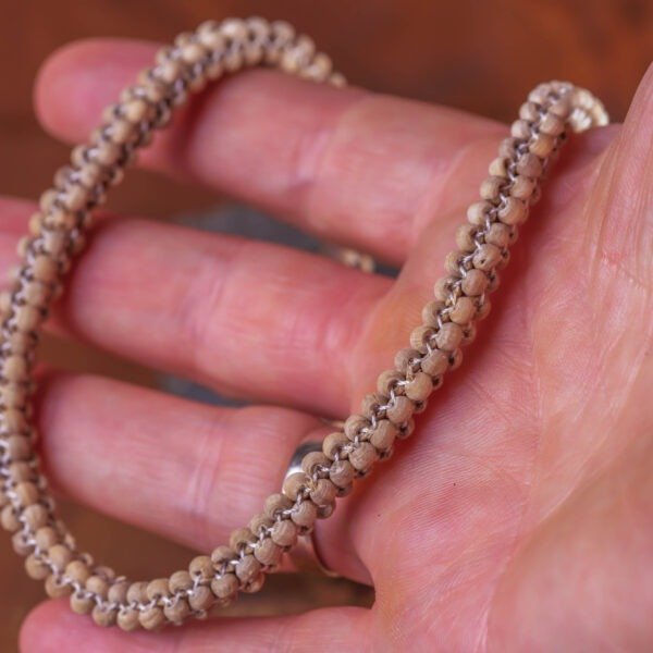 Suchitra Pure Tulasi mala 1 rounds .Handmade tulsi kanthimala-Hare krishna mala.