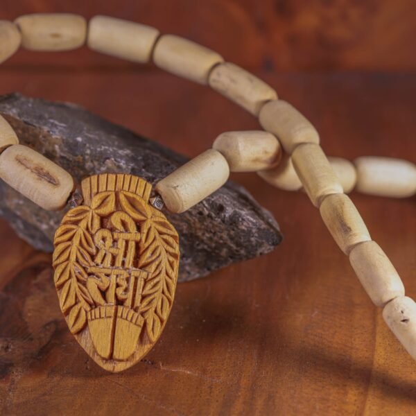 Sri Radhe  Pure Tulasi mala 1 rounds .Handmade tulsi kanthimala-Hare krishna mala.