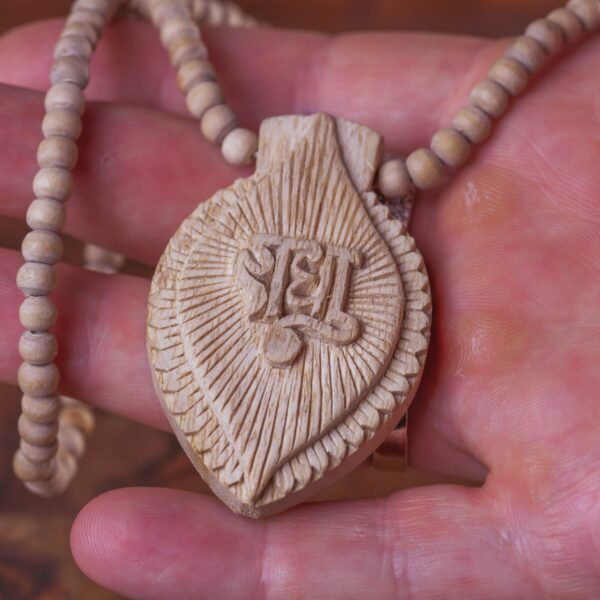 Sri Radhe  Tulasi mala 1 rounds .Handmade tulsi kanthimala-Hare krishna mala.