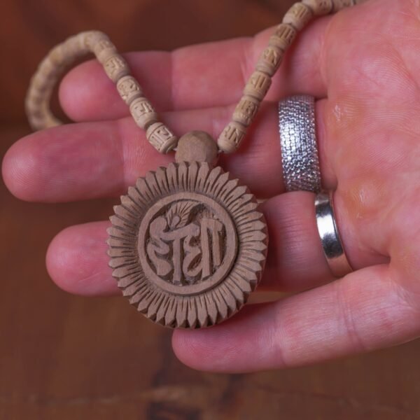 Sri Radhe  Tulasi mala 1 rounds .Handmade tulsi kanthimala-Hare krishna mala.