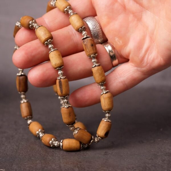 Pure Tulasi mala 1 rounds .Handmade tulsi kanthimala-Hare krishna mala.