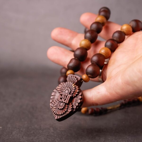 Sri Radhe  Tulasi mala 1 rounds .Handmade Tulsi kanthimala-Hare Krishna mala.