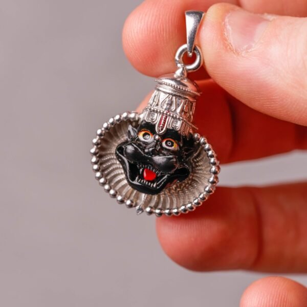 Nrisimhadev pendant (925) is a powerful way to express your faith and seek the Lord's direct intervention and protection in your life