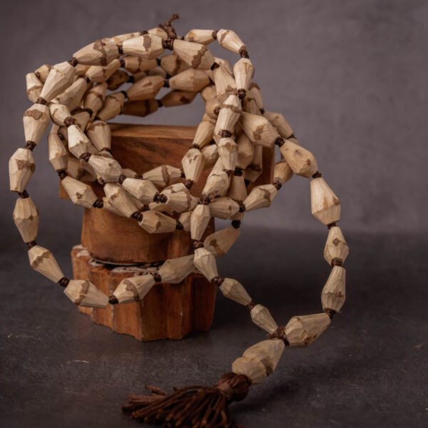 Pure Tulasi Japa Mala Mridanga (108 Beads) - Stylish & Handcrafted Elevate your meditation and chanting practice with our Pure Tulasi Japa