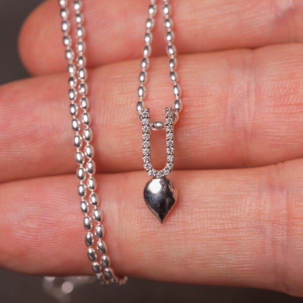 Silver Chain with Tilak Pendant