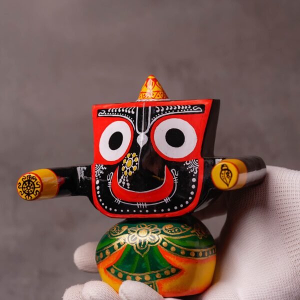Jagannath, Baladev, and Subhadra Deities (4.5 inches)