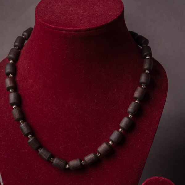 Stylish men Pure Tulasi mala 1 round -Handmade Tulsi kanthimala Hare Krishna mala.