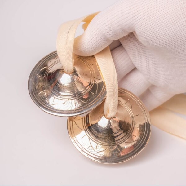 High quality Karatals for kirtan, spiritual music Musical Instruments Indian Manjeera Religious For Kirtan , puja , Stasang Home Decore