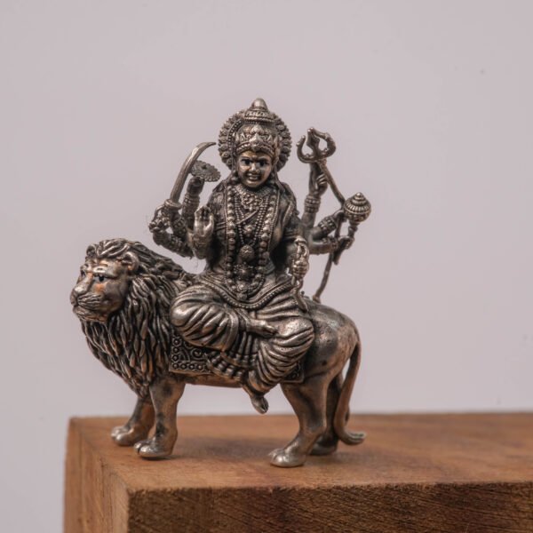 Silver Jagannath Murti 2x1.5 Inch Unique Hindu Deity Statue