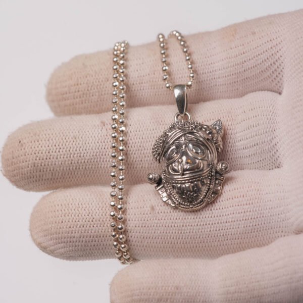 Jagannath Pendant Silver 925 Necklace Protection Amulet