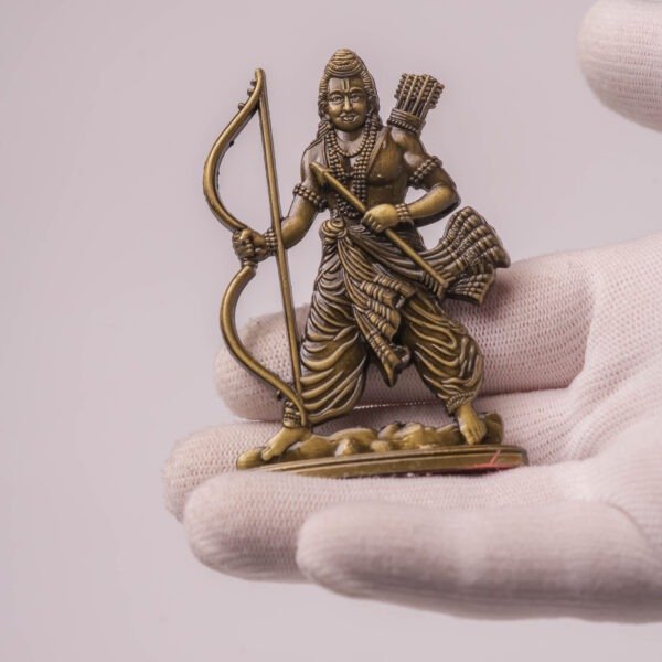 Lord Rama Brass Statue 3 Inch Ram Darbar Mini Murti