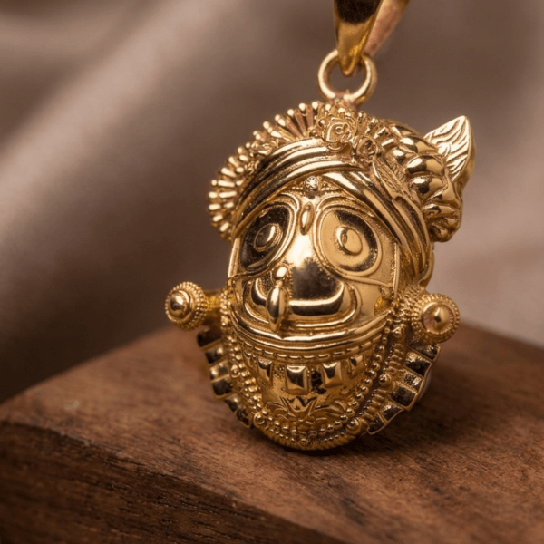 Panchaloha Jagannath Pendant | Lord of Universe Protection Amulet | Five-Metal Vedic Jewelry