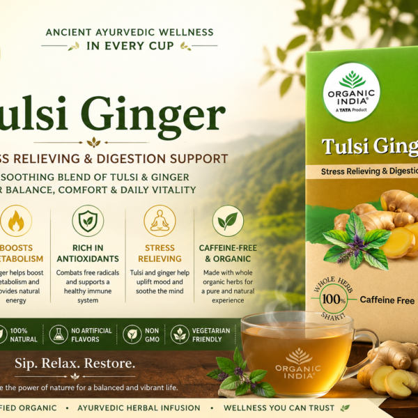 Organic India Tulsi Ginger Tea
