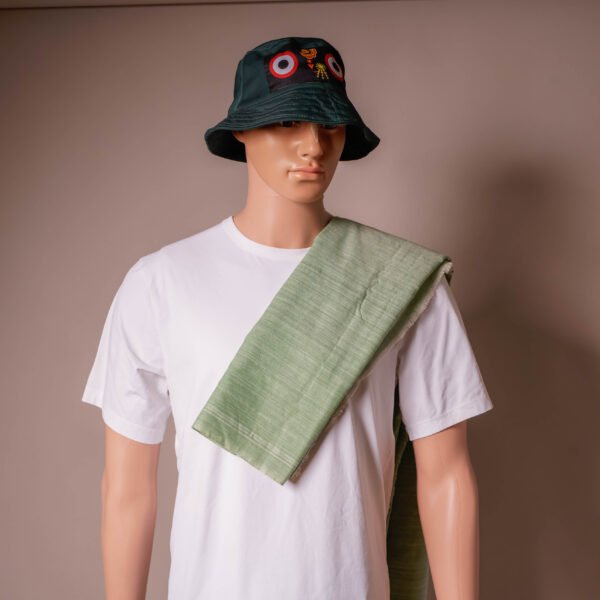 Vaishnava Cotton Khadi Dhoti Chadar Set | Traditional Hindu Temple Wear