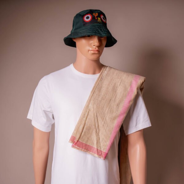 Vaishnava Cotton Khadi Dhoti Chadar Set | Traditional Hindu Temple Wear