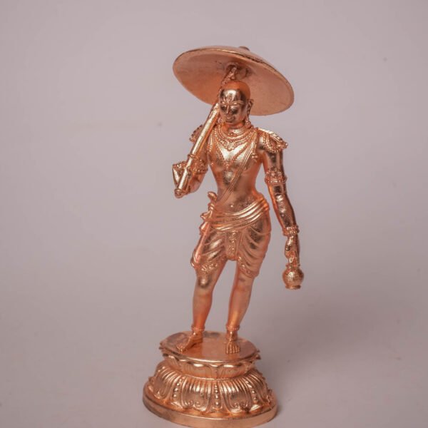 6" Pure Bronze Vamana Deva Murti | Handmade Vamana Avatar Statue